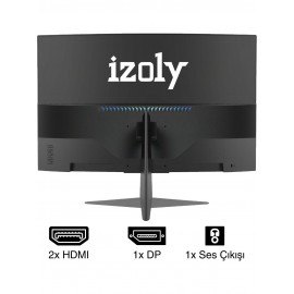 İzoly Izoly 2756C200 27"1ms 200Hz Freesync/g-Sync Fhd LED 2x HDMI 1x Dp Va Curved Gaming Monitör